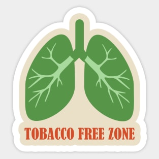 Tobacco Free Zone Sticker